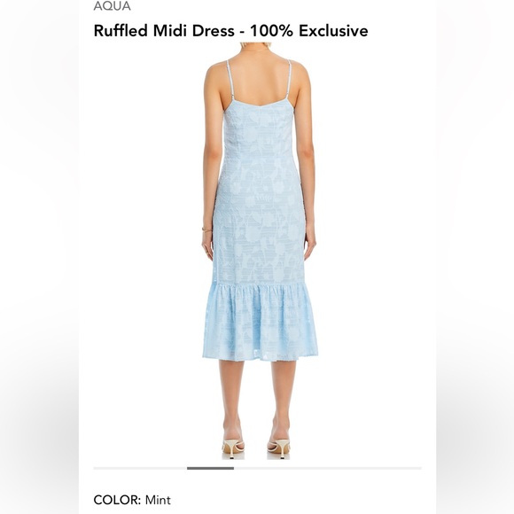 Lace ruffled dress - Picture 2 of 3